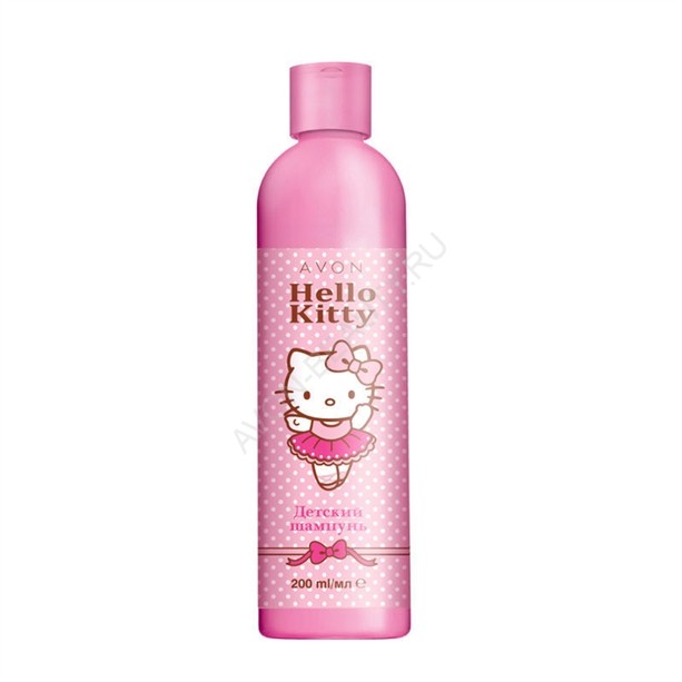Детский шампунь Avon Hello Kitty, 200 мл Детский шампунь Avon Hello Kitty для твоей маленькой принцессы. Когда мытье волос - настоящее удовольствие.