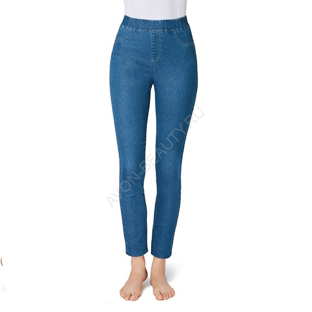Женские брюки, синие размер 52-54 13579 Джегинсы с поясом на резинке. Представлены в размерах 40-42, 44-46, 48-50, 52-54, 56-58.Материалы: 75% хлопок, 23% полиэстер, 2% эластан.Произведено в Китае.