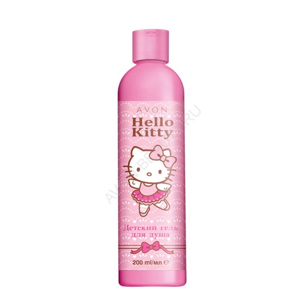 Детский гель для душа Avon Hello Kitty, 200 мл Детский гель для душа Avon Hello Kitty для твоей маленькой принцессы превратит купание в настоящее удовольствие.