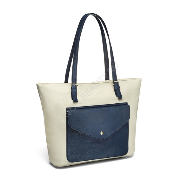 Женская сумка &quot;Лея&quot; Женская сумка белого цвета. Внутри сумки есть карман на молнии, карман без молнии и отделение для телефона.