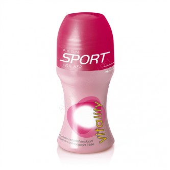 Дезодорант-антиперспирант с шариковым аппликатором Avon Sport Vitality, 50 мл
