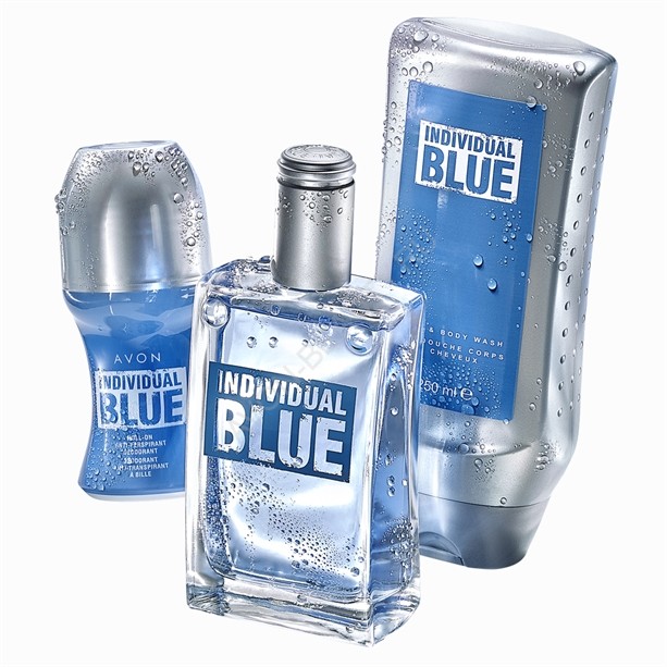 Набор Individual Blue из 3-х продуктов 46164 Свежий аромат с нотой "фужер": розмарин, лаванда, грейпфрут.