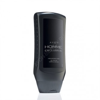 Шампунь-гель для душа для мужчин Avon Homme Exclusive, 250 мл