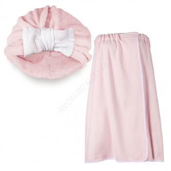 Набор полотенец, цвет розовый 47084