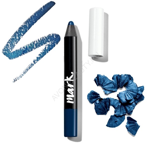 Тени-карандаш для век &quot;Неповторимый цвет&quot; голубая волна Позволяет удобно наносить тени одним движением. Не требует аппликатора.Произведено в Германии.