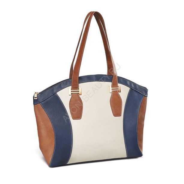 Женская сумка &quot;Элина&quot; Уплотненное дно сумки отлично держит форму. Удобная длина ручек позволяет носить сумку на плече.