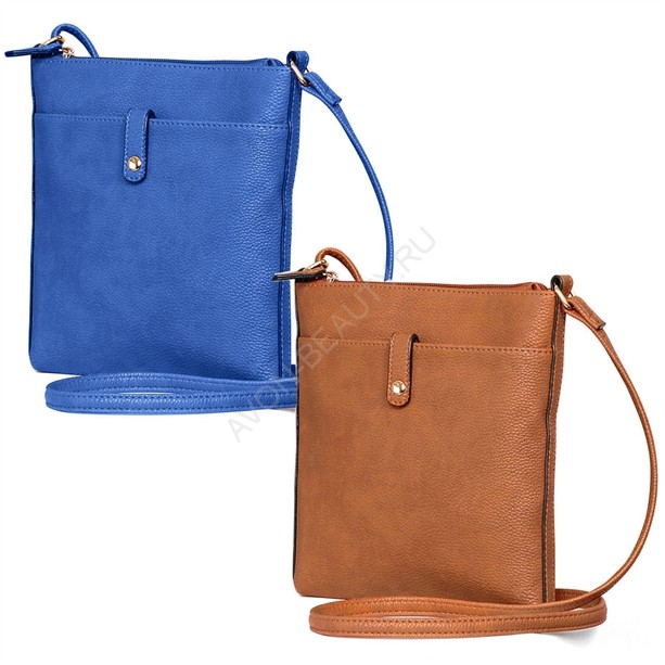 Женская сумка &quot;Тиффани&quot; коричневый Повседневная женская сумка синего или коричневого цвета. Внутри имеется карман на молнии и карман для мобильного телефона.