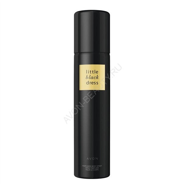 Парфюмированный дезодорант-спрей для тела Little Black Dress, 75 мл 71844 Цветочно-восточный аромат (цикламен, иланг-иланг и слива).Произведено в Польше.