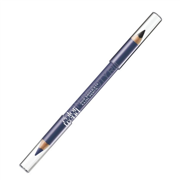 Двусторонний карандаш для глаз &quot;Кайал&quot; черный Двусторонний карандаш для глаз с оттенками металлик. Плавное, равномерное нанесение и яркая насыщенная формула.Произведено в Германии.