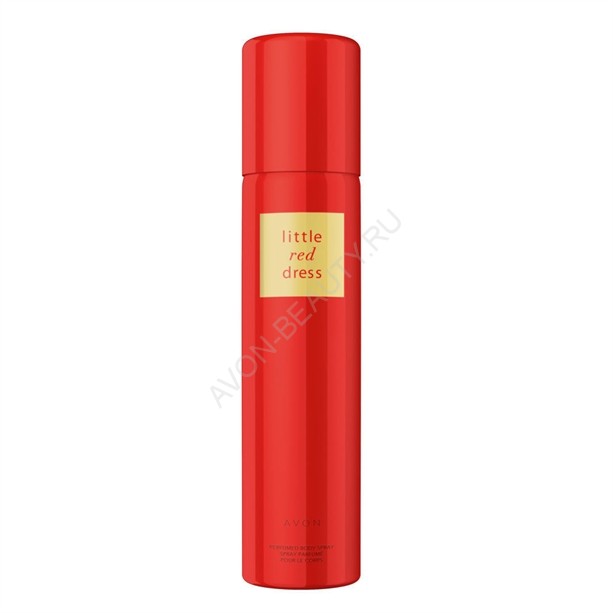 Парфюмированный дезодорант-спрей для тела Little Red Dress, 75 мл 61326 Восточно-фруктовый аромат (малина, роза, сандал). Произведено в Польше.